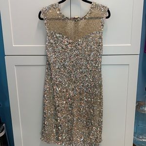 Sequin sheath worn once
